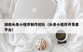 唐山湖南头条小程序制作团队（头条小程序开发者平台）